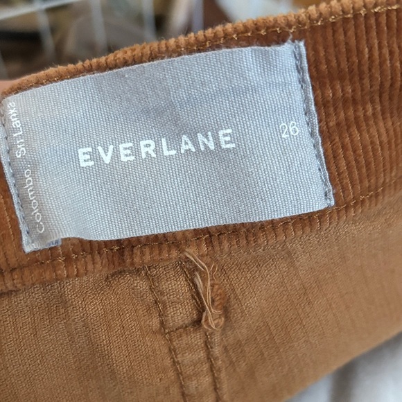 Everlane Gold Corduroy Pants - Picture 2 of 3